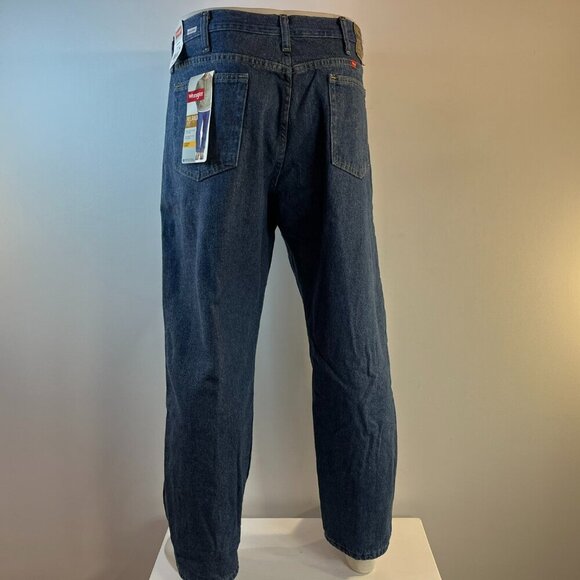 Wrangler Men's Fleece Lined Denim Midstone Relaxed Fit Jeans - Size 38 x 30 -NWT - Picture 7 of 9